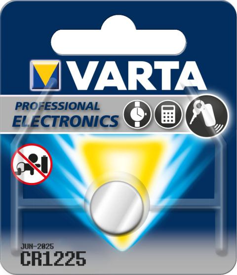 Varta Batteri CR1225 3V Litium